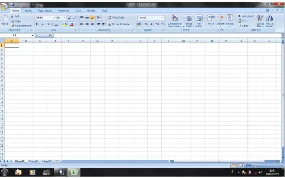 Gambar 5.1 Langkah Memulai Microsoft Office Excel 2007 