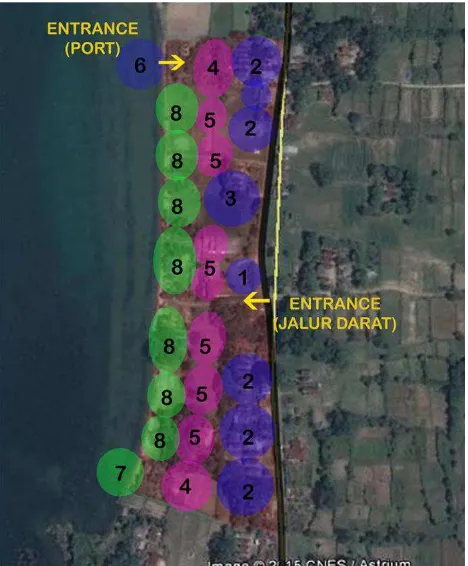 Gambar 2.14 Blockplan perancangan kawasan pantai parbaba 