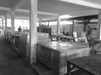 Figure 2. Empty Meat and Poultry Stalls. 