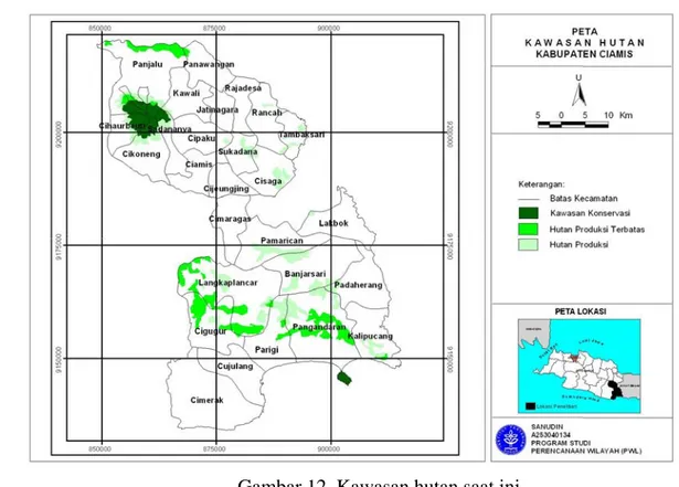 Gambar 12  Kawasan hutan saat ini. 