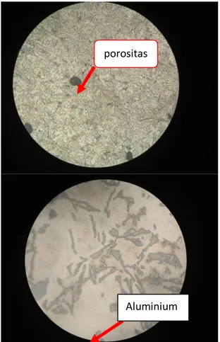 Gambar 13 Struktur mikro Campuran  Mangan (Mn) (1%Wt). 