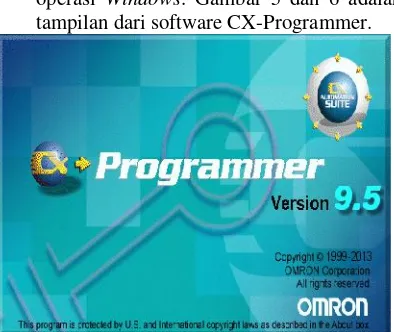 Gambar 5. Jendela Pembuka CX-Programmer