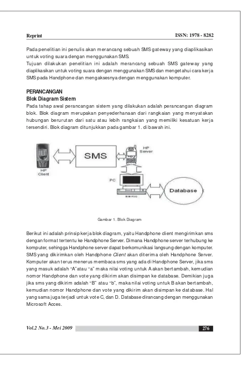 Gambar 1. Blok Diagram