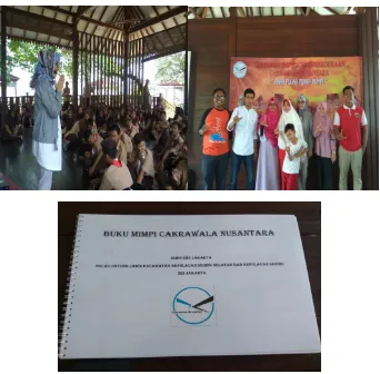 Gambar 1  dokumentasi kegiatan Talk Show Inspiratif Cakrawala Nusantara di Pulau Untung 