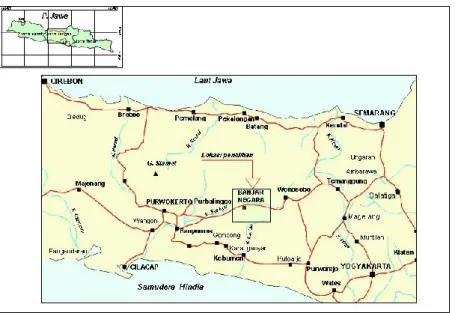Gambar 1.  Peta lokasi daerah penelitian.  GEOLOGI REGIONAL 