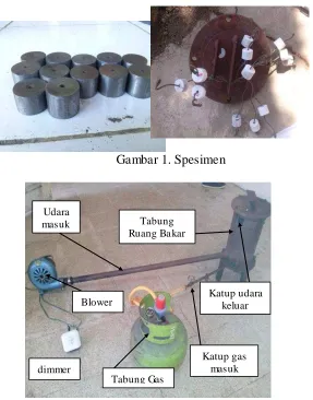 Gambar 1. Spesimen  