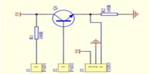 Gambar 2.4 Schematic Sensor kelembaban tanah 