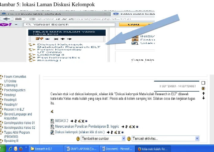 Tabel 3:Mahasiswa yang aktif dalam dsikusi antar kelompok:  Nama Group  Jumlah Mahasiswa 