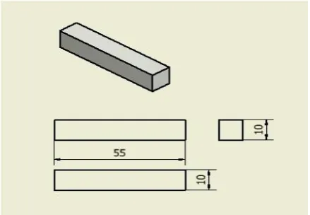 Gambar 2.11 Metode charpy dan dimensi ASTM E 23 