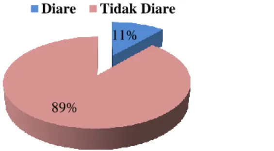 Gambar 4.1. Karakteristik Rumah Tangga dengan Balita  Menderita Diare