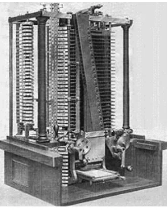 Gambar 3.1. Babbage’s Analytical Engine 