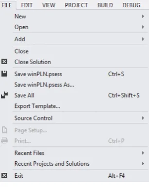 Gambar 2.2. Menu File 