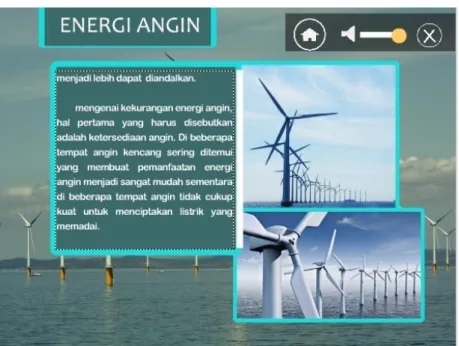 Gambar 7. Tampilan Menu Energi Angin 