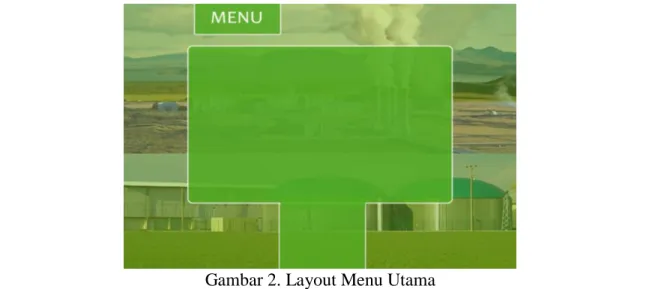 Gambar 2. Layout Menu Utama 
