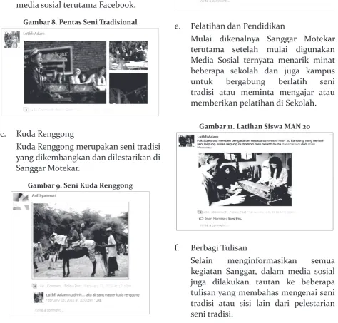 Gambar 8. Pentas Seni Tradisional