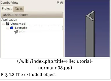 Fig. 1.8 The extruded object