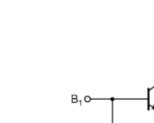 FIGURE 1.4A two-stage Darlington transistor with bypass diode. (From Bose, B.K., Modern Power Electronics:Evaluation, Technology, and Applications, p
