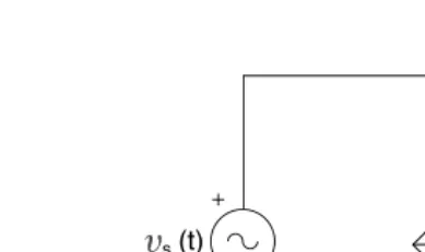 FIGURE 1.17 Input and output voltage waveforms for the circuit in Fig. 1.16.