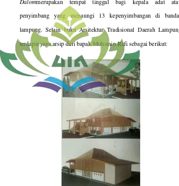 Gambar 4. 13  Rumah Adat Lampung Dilihat dari Berbagai Sisi 