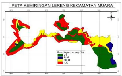 Gambar 4. Peta Jenis Tanah Kecamatan Muara  Satuan Peta Lahan (SPL) 