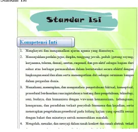 Gambar 4.5 Tampilan Standar Isi