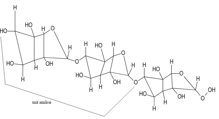 Gambar 4. Struktur Amilosa