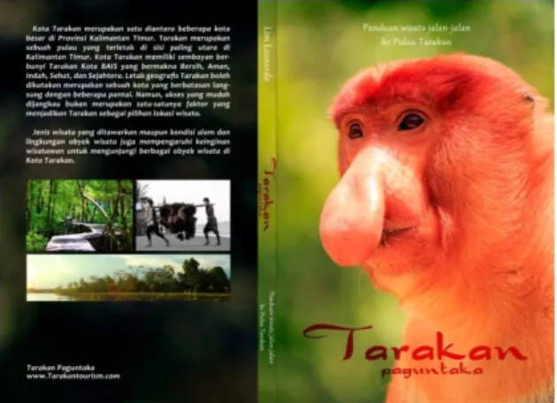 Gambar  1.  Cover  Buku  Panduan  Wisata  Di  Pulau Tarakan Kalimantan Timur 