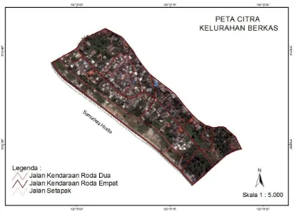 Gambar 2. Peta Citra Kelurahan Berkas 