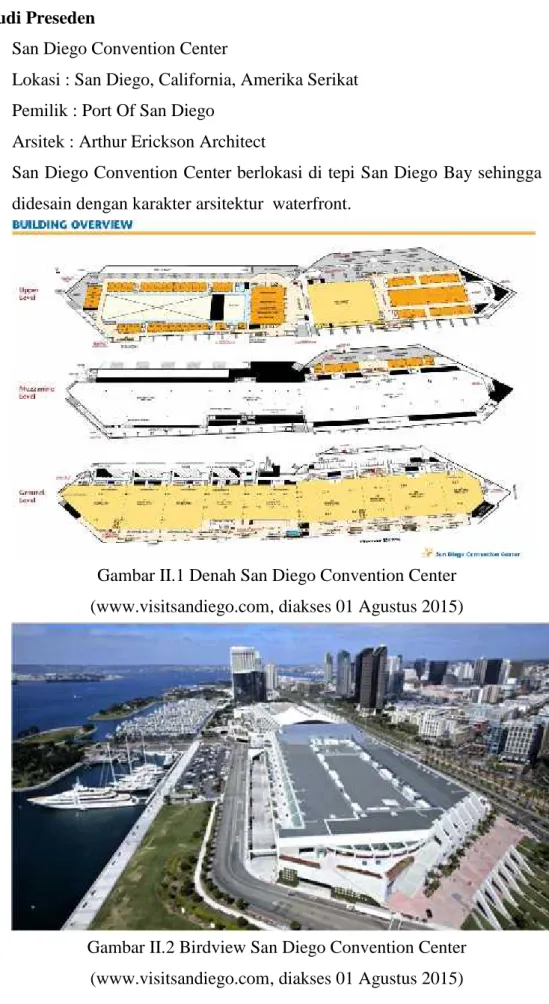 Gambar II.1 Denah San Diego Convention Center (www.visitsandiego.com, diakses 01 Agustus 2015)