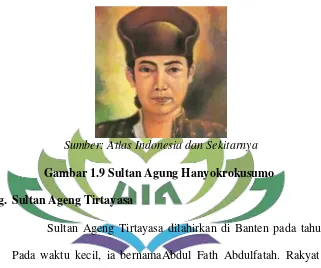 Gambar 1.9 Sultan Agung Hanyokrokusumo  