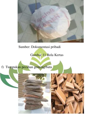 Gambar 11 Bola Kertas 