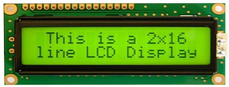 Gambar 2.4 Liquid Crystal Display 16x2 Module 
