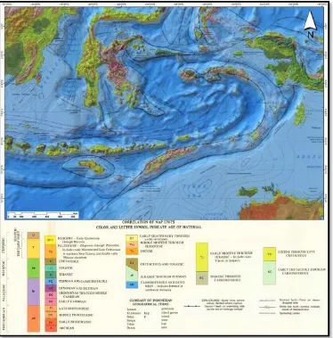 Gambar 1.3 Tektonik regional kawasan Indonesia bagian Timur (Modifikasi dari Hamilton, 1979)