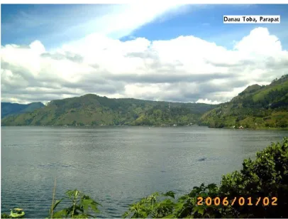 Gambar 1 Danau Toba, Parapat