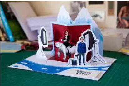 Gambar 2.3 Contoh bentuk Pop-up book 