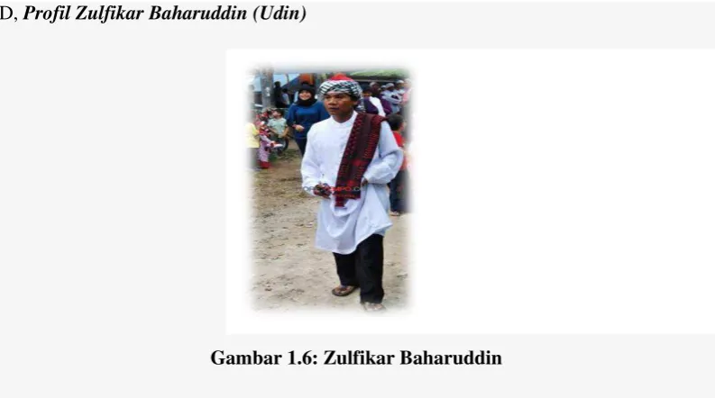 Gambar 1.6: Zulfikar Baharuddin 