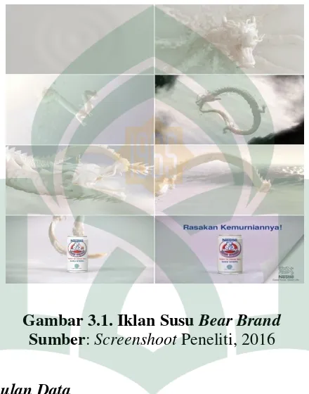 Gambar 3.1. Iklan Susu Bear Brand 