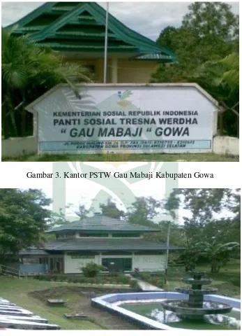 Gambar 3. Kantor PSTW Gau Mabaji Kabupaten Gowa 