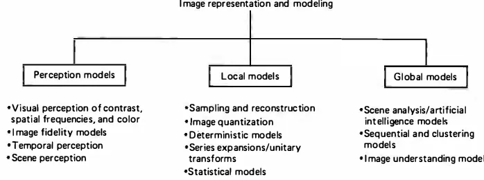 Figure 1.4 Image representation and modeling. 
