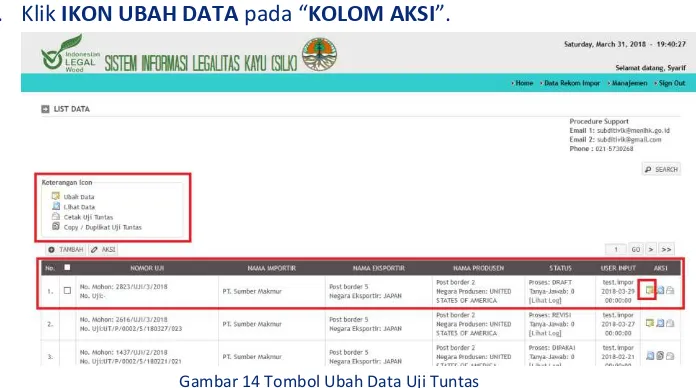 Gambar 13 Menyimpan Uji Tuntas 