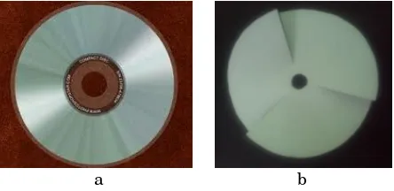 Gambar 1. Bentuk Disc (a). Disc Datar (b). Disc Baling-baling 