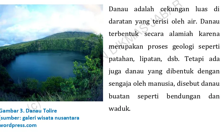 Gambar 3. Danau Tolire (c) PP-PAUD DAN DIKMAS JABAR