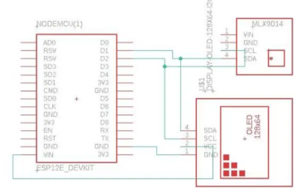 Gambar 4. Rangkaian sensor GY90614 