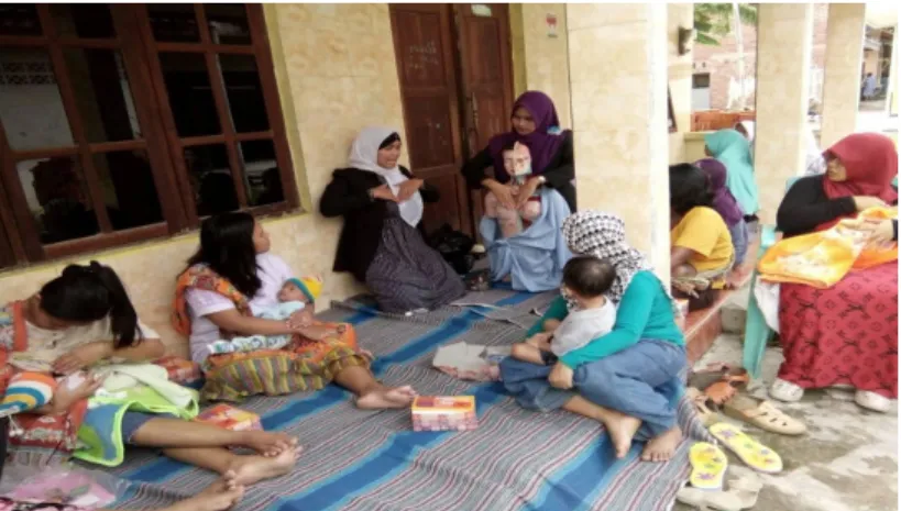 Gambar 4. Praktek Perawatan Payudara