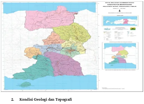 Gambar 1.1 Peta Wilayah Kabupaten Manggarai 