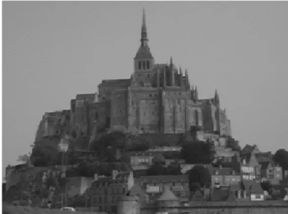 Gambar 7.  Tampak Kota Mont St. Michel,  Perancis (Sumber: www.ot-montsaintmichel.