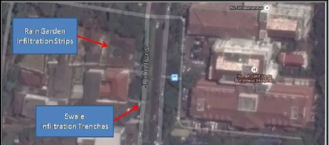 Gambar 3. Penentuan di Jl. Ir.H.Juanda (Dago) (Sumber: Google Earth,2014) 