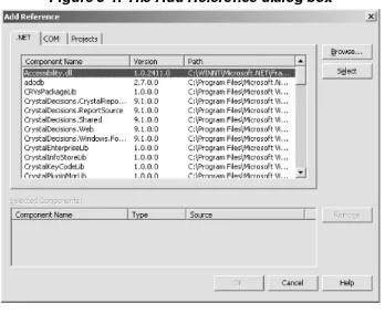 Figure 3-1. The Add Reference dialog box 