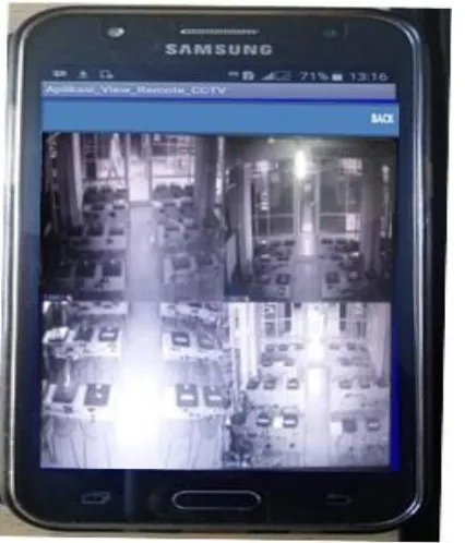 Gambar 6. Menu Utama Aplikasi View Remote Camera CCTV 