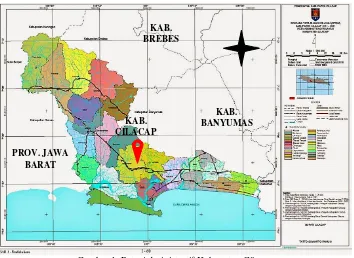 Gambar 1. Peta Administratif Kabupaten Cilacap 